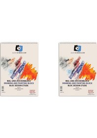 Resim Alex Schoeller Resim Defteri 25X35 Spiralli 165 Gr 15 Yaprak Alx- N11.421 