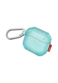 Resim Airpods Uyumlu 4 Kılıf Airbagli 360 Derece Tam Koruma Skinarma Mecha Ce Askı Aparatlı Kılıf Turkuaz 