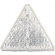 Resim AHMET OTOMOTİV ÜÇGEN REFLEKTÖR BEYAZ 15X14CM UNİVERSAL 
