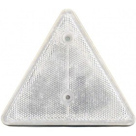 Resim AHMET OTOMOTİV ÜÇGEN REFLEKTÖR BEYAZ 15X14CM UNİVERSAL 