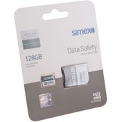 Resim Simex SH-101 Data Safety Micro SD 128GB Hafıza Kartı Siyah 