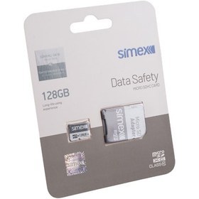 Resim Simex SH-101 Data Safety Micro SD 128GB Hafıza Kartı Siyah 