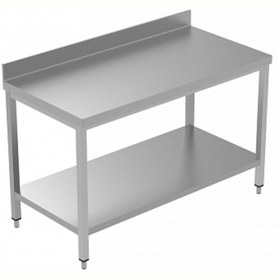 Resim Electrolux Professional Sırtlı Çalışma Tezgahı, Taban Raflı - 1400 Mm, Plus LSGTG1410E 