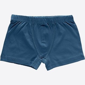 Resim Malabadi Erkek Çocuk Mavi 3 Lü Paket Pamuk Elastan Boxer 209 