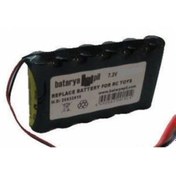 Resim TNL 7.2v 1100mah Oyuncak Araba Bataryası Siyah Soket 