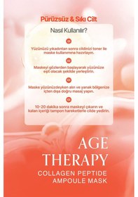 Resim Elensılıa Kolajen ve Peptit Kompleksi Kağıt Maske Elensilia Collagen Peptide Ampoule Mask 