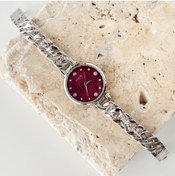 Resim Vesce Atelier Ola Gümüş Bordo Saat 