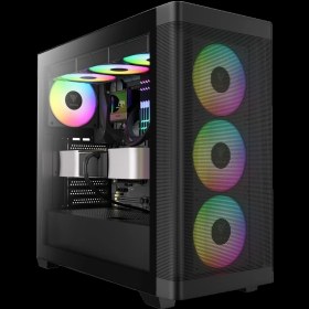 Resim GAMDIAS ATHENA M3, FSP 1600W, Tempered Glass, Type-C, Mesh Ön Panel, ARGB, ATX, Professional GAMING KASA 