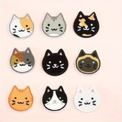 Resim 9 Adet Sevimli Kedi Nakışlı Dikilebilir Ütüyle Yapıştırılabilir Yama, Tişörtler, Kot Pantolonlar, Şapkalar, Sırt Çantaları için Komik Yavru Kedi Yaması 