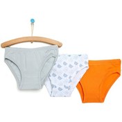 Resim Hellobaby Basic Erkek Bebek Elastanlı 3lü Slip Külot GENHLBEKLT004 