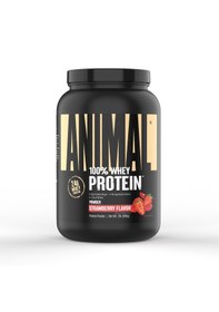 Resim Universal Animal Whey Protein Çilek Aromalı 908 Gr Çilek 