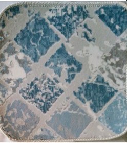 Resim Toptantekstil Kaymaz Tabanlı Halıdan Sandalye, Tabure Minderi 
