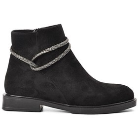 Resim Potinonline K018 Kadın Bilek Burgu Taşlı Kısa Bot&Bootie 