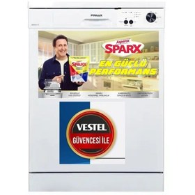 Resim Finlux Bm 320 Beyaz Bulaşık Makinesi "vestel Üretim ve Garantisi" Asperox 30 Lu Deterjan Hediyeli" 