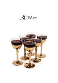 Resim Mest Hudson 6 Adet Titanyum Gold Kahve Yanı Su Bardağı Takımı - 165 Cc Titanyum Gold 