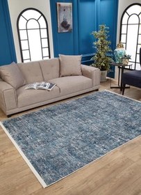 Resim Moncalieri Gri Modern Pamuk Makine Halısı 80x500 