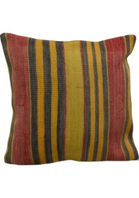 Resim Zehra Abla Halı Yeni El Dokuma Dekoratif Kilim Kırlent Yastık Kılıfı 6072 