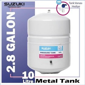 Resim Tüm Su Arıtma Cihazlarına Uyumlu 2,8 Galon (10 Lt) Metal Tank 