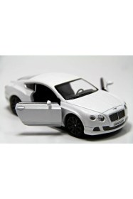 Resim Beyaz - 2012 Bentley Continental GT Speed 1:38 Çek Bırak Oyuncak Araba 