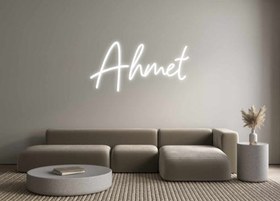 Resim Custom Neon: Ahmet 