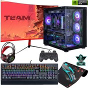 Resim GAMELİNE ELS44 RYZEN 5 5500 32GB DDR4 1TB SSD RTX3060 12GB 24" CURVED OYUNCU MASAÜSTÜ BİLGİSAYAR 