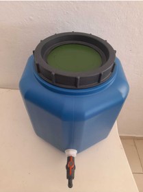 Resim AKAY TİCARET 50 lt varil köşeli sızdırmaz musluklu 