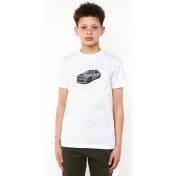 Resim Qivi Mitsubishi Evolution Vııı Mr Baskılı Çocuk Beyaz Tshirt 