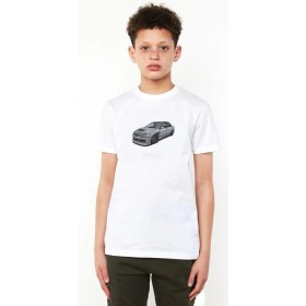 Resim Qivi Mitsubishi Evolution Vııı Mr Baskılı Çocuk Beyaz Tshirt 