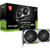 Resim MSI Msı RTX4070 Super Ventus 2x Oc Nvidia GDDR6X 192BIT Hdmi.display Çift Fan 12GB Ekran Kartı 
