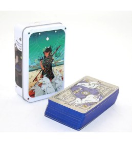 Resim Vanch Metal Kutulu Tarot Kartı White Numen 