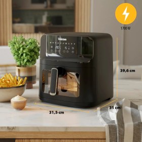 Resim Gözlem Pencereli Tristar Sıcak Hava Fritözü - 10 Pişirme Programı - Yapışmaz Kaplama - Aşırı Isınma Koruması - 7,5 L - 1700 W - FR-9039 