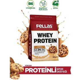 Resim Fellas Whey Protein Tozu Doypack - Kurabiye Aromalı 525 G Kurabiye 