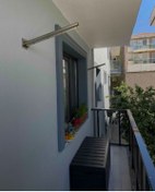 Resim Genel Markalar Duvar Bağlantılı Alüminyum Balkon Çamaşırlık Kurutma Askısı (BRONZ) 