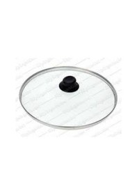 Resim Cam Tencere Kapaği-Cam Kapak Tüm Tencere Ve Tavalar Için 22 Cm 