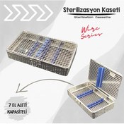 Resim Leobone 7 El Aleti Kapasiteli Özel Tasarım Sterilizasyon Kaseti 