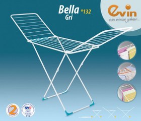 Resim Evin Bella Gri Çamaşır Kurutmalık 