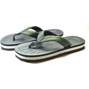 Resim Onlo Ayakkabı Gri & Siyah & Haki Eva Taban Erkek Parmak Arası Terlik 