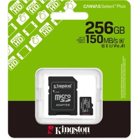 Resim Hsc Bilişim Kingston SDCS3/256GB, Canvas Select Plus Gen3 A1, 100MB/S, Microsd Kart Bellek (Sd Adaptörlü) 