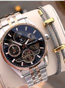 Resim Daniel Klein Otomatik Mekanizma Mehtap Ve Güneş Kadranlı 2 Yıl Garantili Erkek Kol Saati Otm.14266.5 Gümüş - Rose Gold 