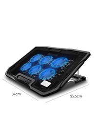 Resim Çift Usb Li 6 Fanlı Sessiz Laptop Soğutucu Standı 15.6 İnç 