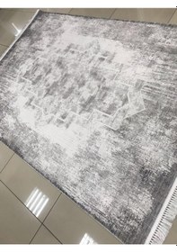 Resim Merinos Halı Elegance 74429 096 Serisi Akrilik Salon Oturma Yatak Odası Halısı Gri - Krem 