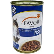 Resim Favor Balık Etli Kedi Konservesi 400 Gr 