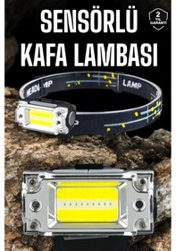 Resim Bfs Kafa Lambası Kamp Feneri Balıkçı Feneri Başlıklı Suya Dayanıklı Çok Renkli 