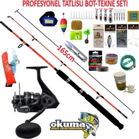 Resim Oslo Okuma 6000 Wave Power Kendo 165CM 100-250GR Profesyonel Tekne ve Bot Olta Takımı Seti 