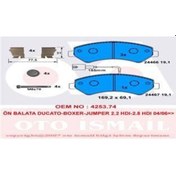 Resim Trw Gdb1703 Fren Balatasi Ön Tek Fisli Ducato 06- / Boxer 06- / J 537140235 