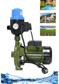 Resim Cpm158 Su Pompası Hidromad Pompalı Otomatik Paket Hidrofor Su Motoru Bahçe Pompası 1hp 