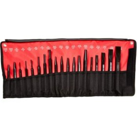 Resim 61019 Zımba ve Keski Seti, Siyah Oksit Kaplama, 19 Parça 