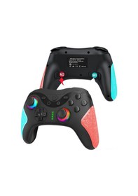 Resim Youmex 2023 Yeni Nesil Switch Kablosuz Oyun Kolu - Gecikmesiz Titreşim, Üç Seviye Ateşleme Ayarlı, Sol Tam Mavi Sağ Tam Kırmızı - Switch-051 