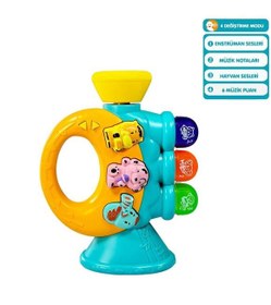 Resim Vardem Oyuncak Işıklı Ve Müzikli Trompet Bebek Piyanosu VRD-JLG-855-38A 