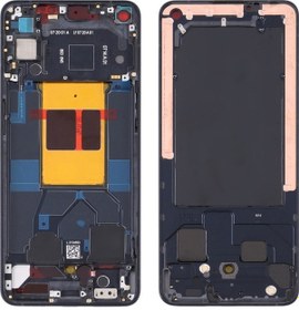 Resim Cbtx Oppo Reno6 5g Peqm00 Cph2251 Uyumlu Ön Muhafaza Lcd Çerçeve Çerçeve Plakası Siyah 